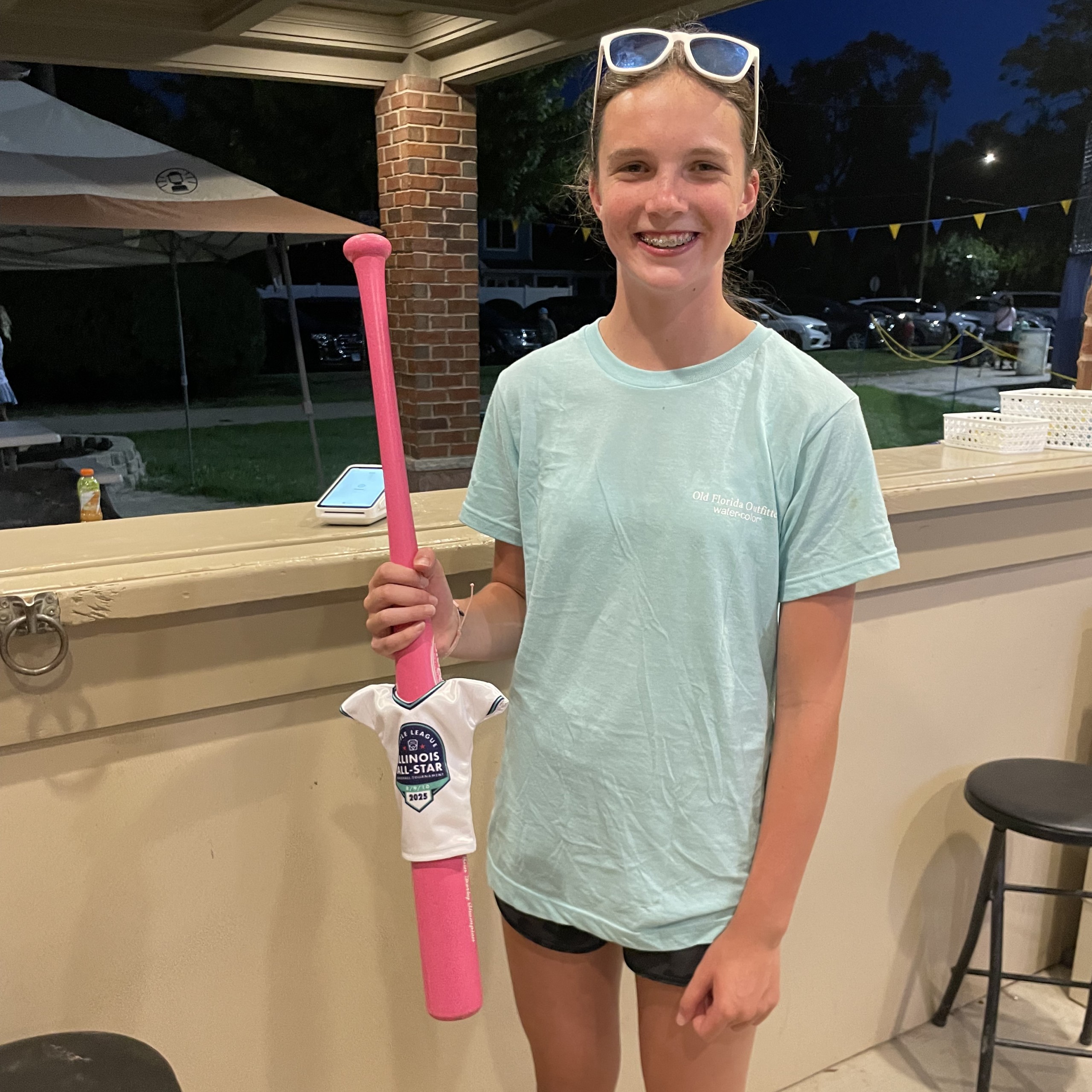 La Grange Little League Mini Jersey and Bat