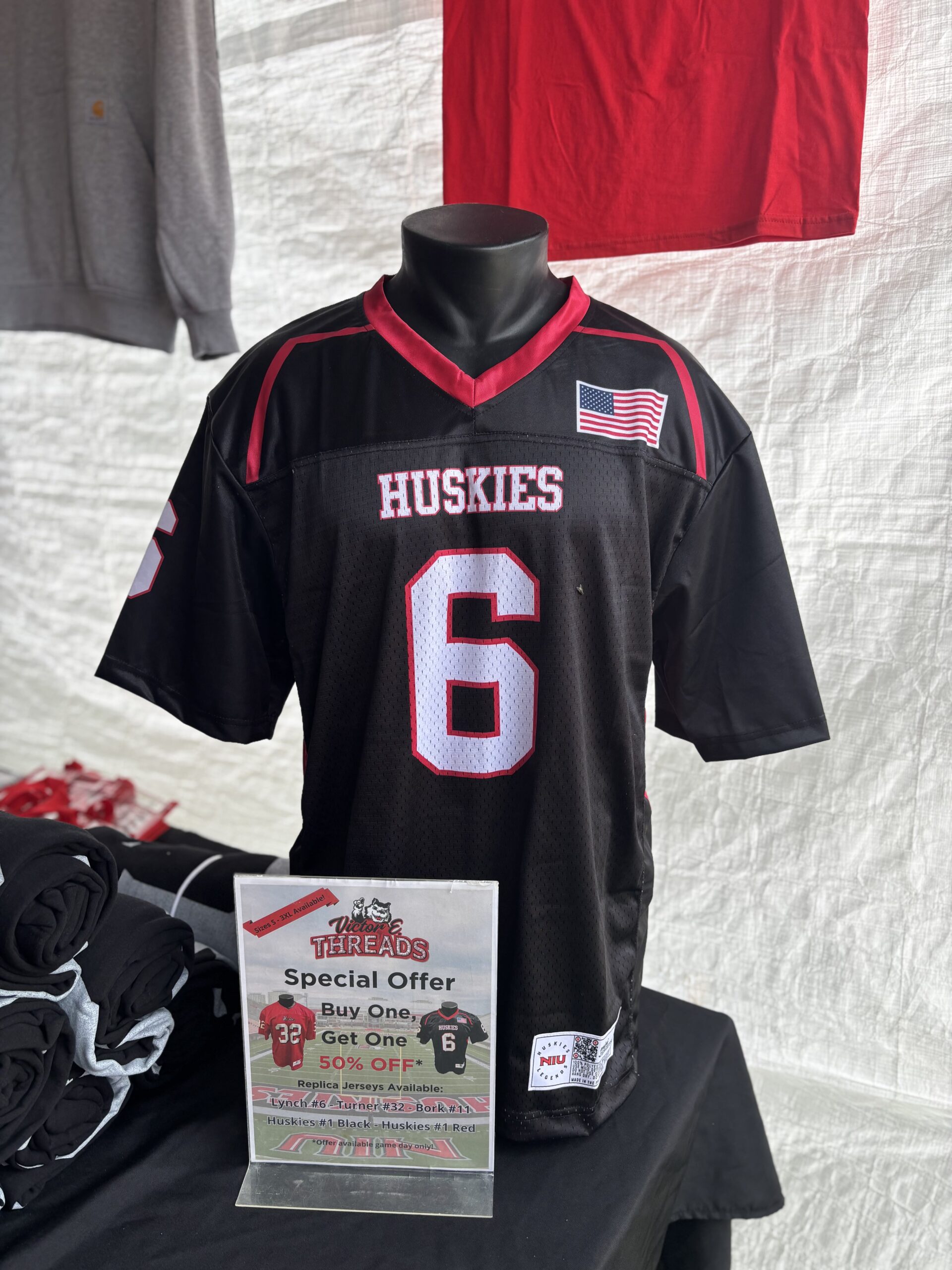 NIU Replica Football Jersey
