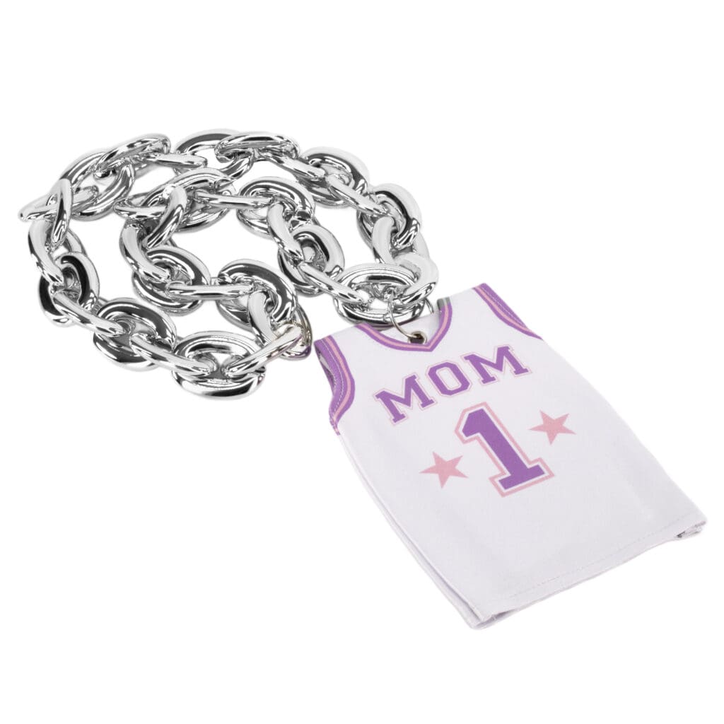 Mom #1 Mini Jersey White