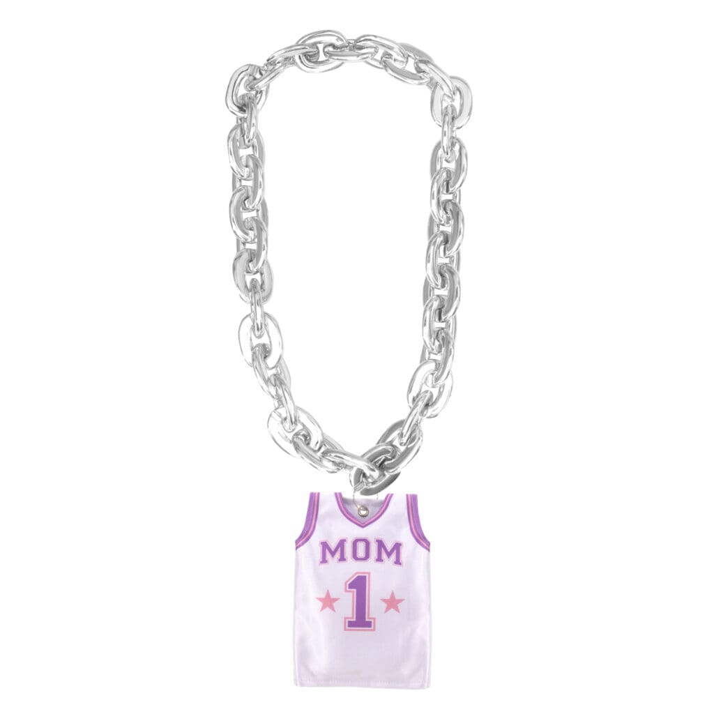 Mom #1 MiniJerzey White Chain